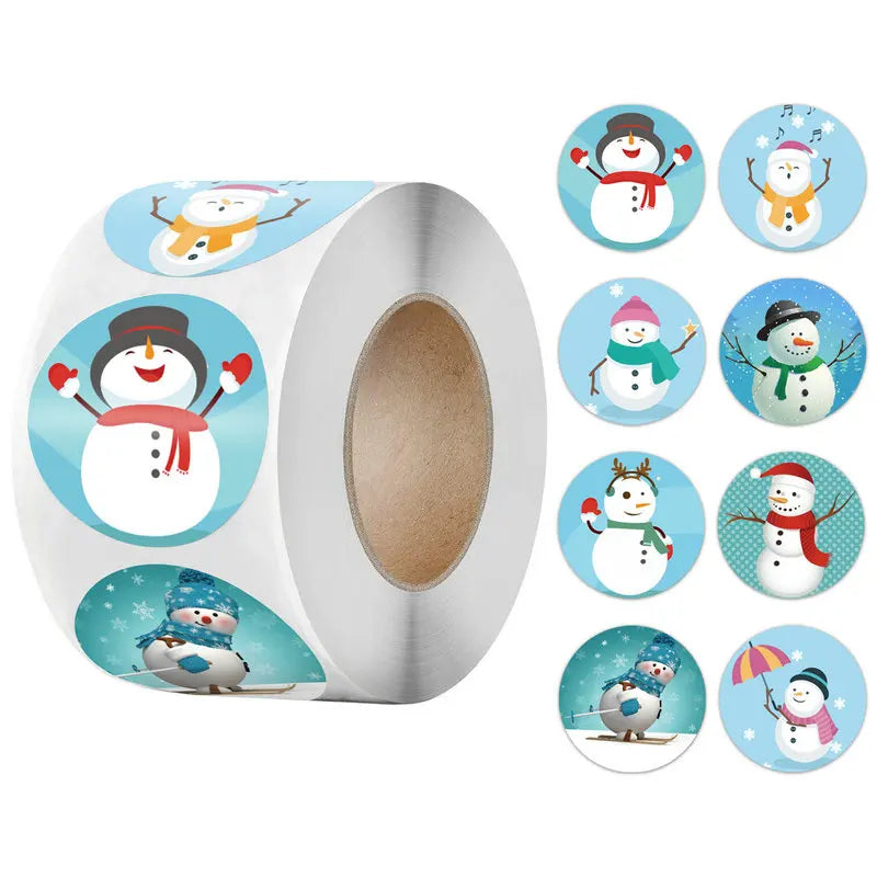 Christmas Gift Stickers Roll