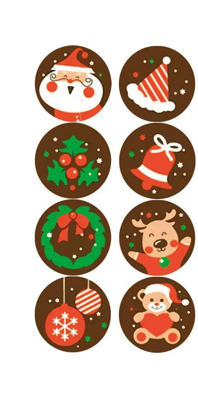 Christmas Gift Stickers Roll