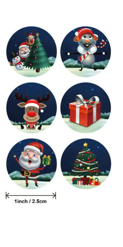Christmas Gift Stickers Roll