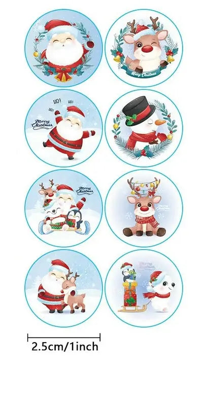 Christmas Gift Stickers Roll