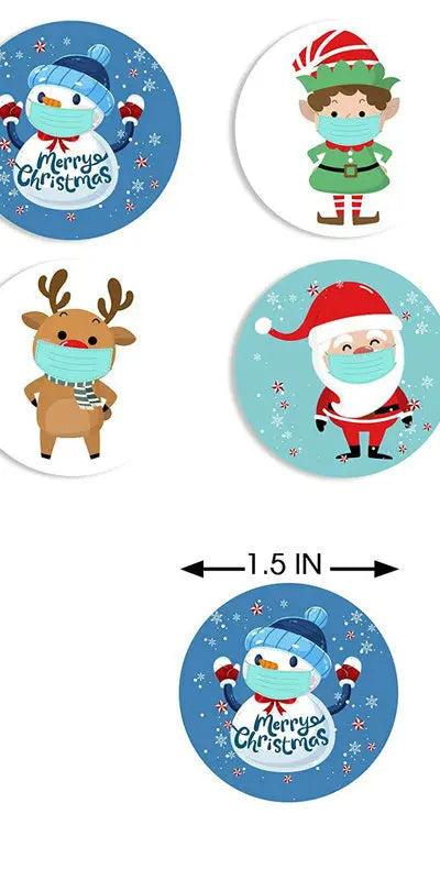 Christmas Gift Stickers Roll