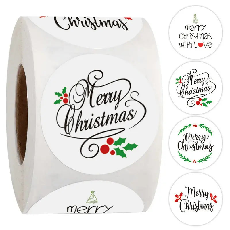 Christmas Gift Stickers Roll