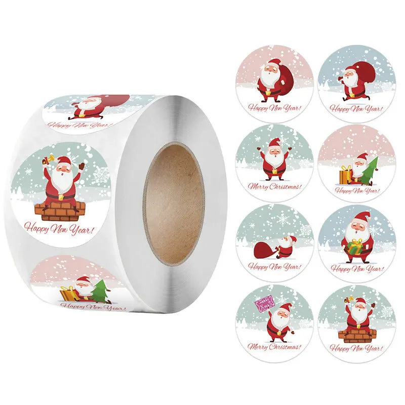 Christmas Gift Stickers Roll