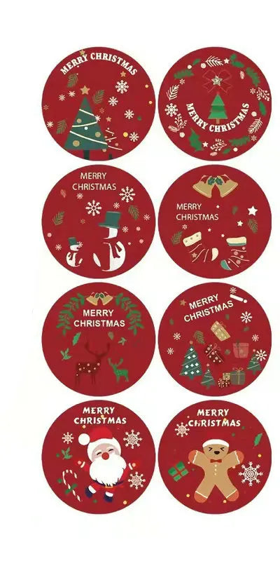Christmas Gift Stickers Roll