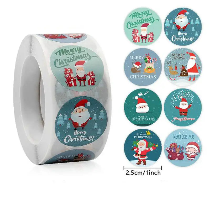 Christmas Gift Stickers Roll