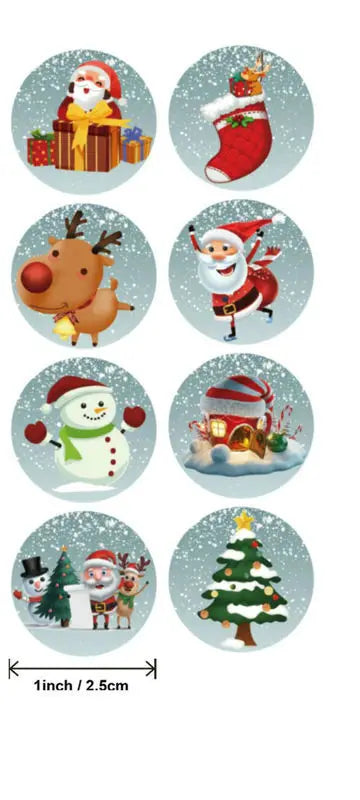 Christmas Gift Stickers Roll