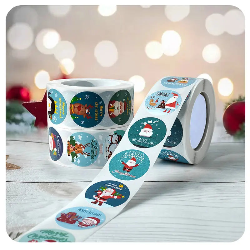Christmas Gift Stickers Roll