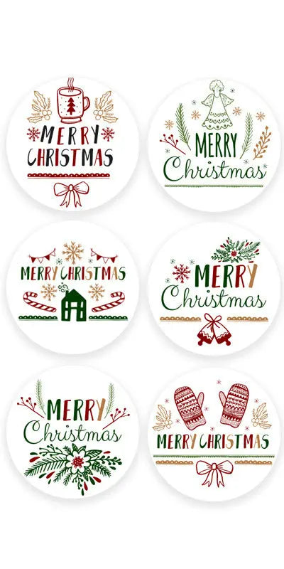 Christmas Gift Stickers Roll