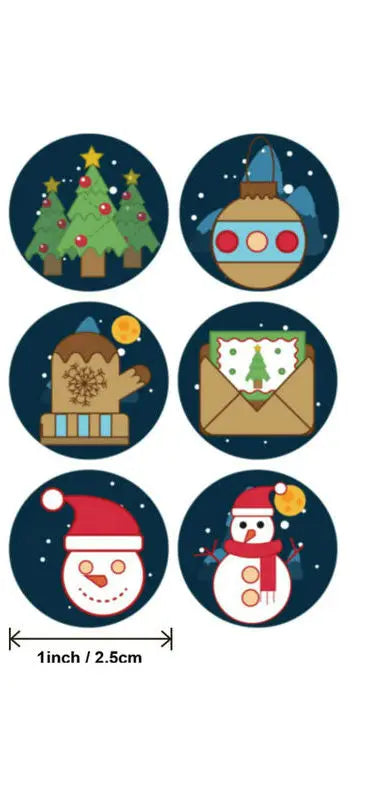 Christmas Gift Stickers Roll