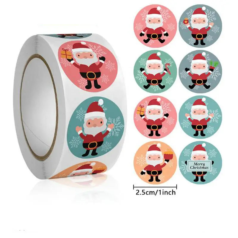 Christmas Gift Stickers Roll