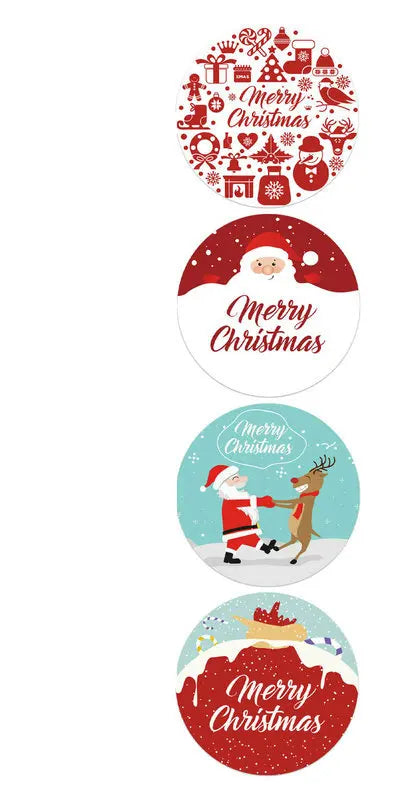 Christmas Gift Stickers Roll