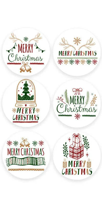 Christmas Gift Stickers Roll