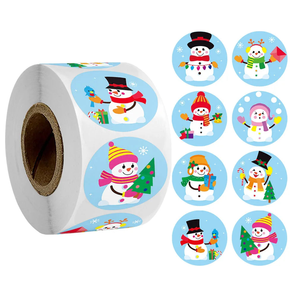 Christmas Gift Stickers Roll
