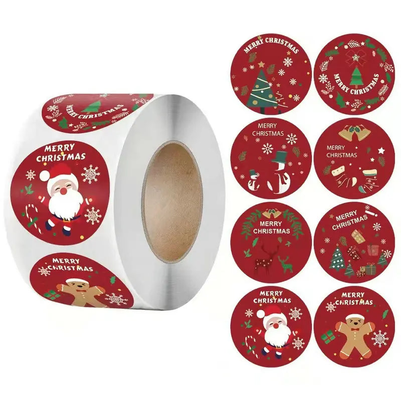 Christmas Gift Stickers Roll