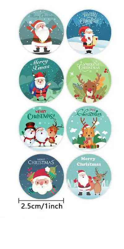 Christmas Gift Stickers Roll