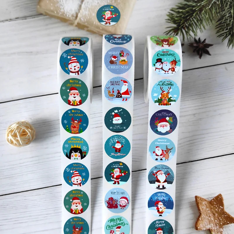 Christmas Gift Stickers Roll