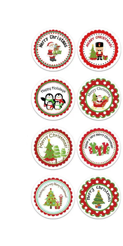 Christmas Gift Stickers Roll
