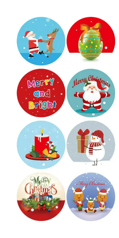 Christmas Gift Stickers Roll