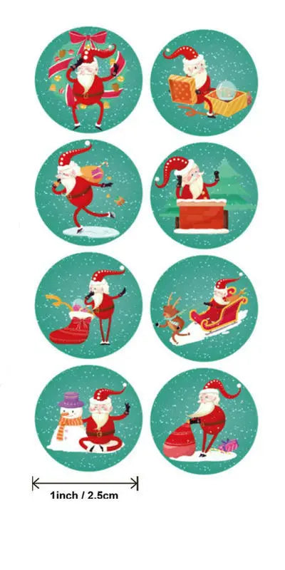 Christmas Gift Stickers Roll
